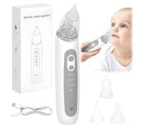 Darryy Electric Nasal Aspirator for Babies, Three Speed Mode, Safely Absorbs Nasal Mucus and the Three Suction Heads Are Suitable for Babies from 0 to 6 Years