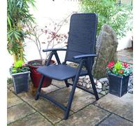 "DARSENA" RECLINING CHAIR in ANTHRACITE by NARDI ND/126