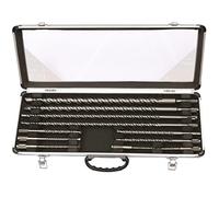 DART 11 Piece Super Flute SDS+ Hammer Drill Bits Set - Long Masonry Drill Bits for Professional Tradesman/Electrician/Builder- SDS Drill Bit Set for Hammer Drills Corded/Hammer Drills Cordless