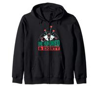 Dart 180 One hundred and eighty Men Darts Zip Hoodie