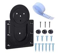 Dart Board Bracket Black, Professional Dart Board Accessories Hanging Dartboards Includes Dartboard Bracket, Screws, Wall Hanging Hooks and Tape Measure