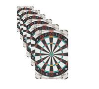 Dart Board Car Air Fresheners 6 Pcs Funny Hanging Car Air Fresheners Cute Long Lasting Scented Mirror Hanging Decoration Ornaments Gift Auto Interior Decor For Men Women Rectangle