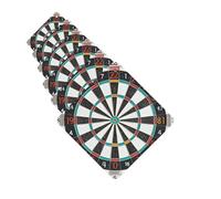 Dart Board Car Air Fresheners 6 Pcs Funny Hanging Car Air Fresheners Cute Long Lasting Scented Mirror Hanging Decoration Ornaments Gift Auto Interior Decor For Men Women Square