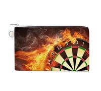 Dart Board Coin Purse Lightweight Change Purse Mini Zipper Tool Bag Canvas Coin Wallets,Women Men