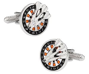Dart Board Cufflinks by Cuff-Daddy
