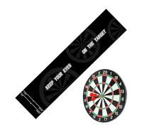 Dart Board Mat for Floor - 300x34cm Rubber Protective with Throw Line | Professional Floor Dart Mat,for Home Breakroom Indoor Basement Party Training Play Tournament