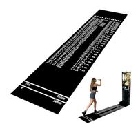 Dart Board Mat Non-Slip, Heavy-Duty Portable Rubber Floor Runner Throw Line