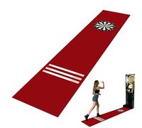 Dart Board Mat - Soft Non Slip Floor Protection with Throw Line Marking, Dart Playing Area Rug, Anti Slip Darts Mat Accessory, for Indoor Party Office Room Birthday Training Outdoor Home Competition