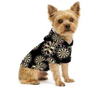 Dart Board Numbers Sports Dog Costume Novelty Shirt Pet Hoodie Sweatshirt Clothes Pullover Jumper S