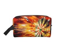 Dart Board Portable Large-Capacity Travel Toiletry Bag (Print Models) Waterproof Makeup Storage Bag for Men and Women for Business Trips, Fitness, Bathroom, Daily Storage
