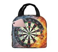 Dart Board Print Lunch Bag Lunch Box for Women Men Reusable Insulated Lunch Tote Bag,forTravel Work School Picnic