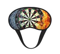 Dart Board Print Sleep Mask, Eye Sleeping Mask for Women and Men for Total Darkness, Reduces Puffy Eye Mask