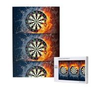 Dart Board Printed,1000 Pieces Adults Puzzle Game Challenging Puzzles,Jigsaw Puzzles