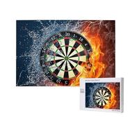 Dart Board Printed,1000 Pieces Wooden Jigsaw Family Game Jigsaw Puzzles for Adults Teens Home Decor
