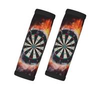 Dart Board Printed, 2 Pcs Luggage Handle Wrap Grips, Comfort Soft Handle Covers Luggage Tag