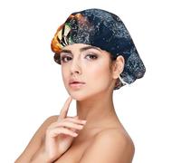 Dart Board Printed,Adjustable Silk Hair Wrap Adult's Satin Sleeping Cap Hair Women's Elastic Sleep Bonnet
