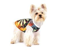 Dart Board Printed,Cotton Sleeveless Pet T-Shirt Soft Stretchy Puppy Breathable Vest,L