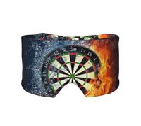 Dart Board Printed, Full Eye Covers Light Blocking Eye Mask Sleep Eye and Ear Muffs