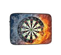 Dart Board Printed Laptop Sleeve for Men Women 10 inch Shockproof Laptop Case Bag for Travel Office School