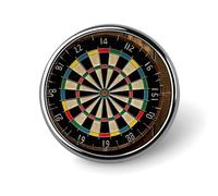 Dart Board Round Lapel Pins for Men Women Metal Button Pin Fashion Personalized Brooch Pins for Men Suits Cute Brooch Badge for Backpack Clothing Hat Bag Decoration