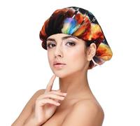 Dart Board Satin Bonnet Silk Bonnet, Hair Bonnet For Sleeping, Soft Double Layer Silk Sleeping Cap Hair Wrap For Women Natural Hair Curly Hair Braided Hair Long Hair