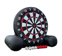 Dart Board Set,inflatable Outdoor Dart Board with Blower, Professional Dartboard with 8 Balls, for Outdoor Games B