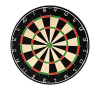 Dart Board Set, Professional Dartboard 18 Inch Dartboard with 12 Steel Tip Darts Rotational Number Ring Dartboard Set for Pub Family Office Game & Fixing Kit for Events