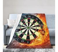 Dart Board Soft Micro Flannel Blanket Throw, Warm Cozy Lightweight Decorative Blanket for Sofa Couch Bed, Printed Blanket Gifts for Kids Girls Boys Women Men