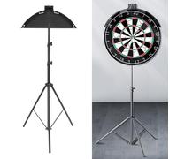 Dart Board Stand with Tripod Base - Foldable Steel Heavy Duty Dartboard Holder
