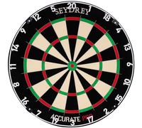 Dart Board Steel Dart Board Dartboard set with 6 pcs 20g Steel Tip Darts 12 Flights Rotating Number Ring + Staple-Free Bullseye Throwing Line Install Instruction (APRO)