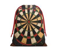 Dart Board Super Soft Velvet Gift Bag with Drawstring Pouch, Full Printed Holiday Storage Bag for Christmas & Daily Storage