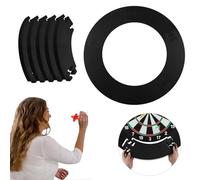 Dart Board Surround Ring, Dartboard Surround Black, Dartboard Wall Protector Multifunctional, Dart Board Wall Protector Ring Splicing for Dart Lovers