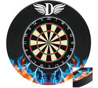 Dart Board Surround Ring,Durable EVA Dartboard Surround Wall Protector,Indoor and Outdoor Dart Board Surround,Ideal for Family and Party Games,Perfect Darts Accessory. (Blitz,T:2.5CM)