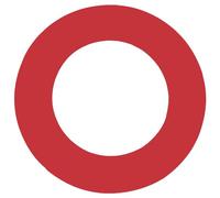 Dart Board Surround Ring, Universal Dartboard Surround Wall Protector, Durable Lightweight Darts Board Jigsaw Ring, EVA Dart Target Retainer Wall Protection Ring Splicing for Dart Lovers (Red)