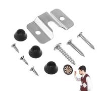 Dart Board Wall Mount Bracket, Portable Dart Board Bracket, Metal Dart Board Mount, Dart Board Mounting Kit, U-Shaped Dart Board Bracket, Stable Dart Board Mount, Dart Board Hardware Kit, Wall Mount