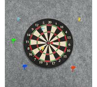 Dart Board Wall Protector Felt Dartboard Surround,Self-Adhesive Dartboard Surround Wall Protection,Dart Board Area Backer Felt Wall Tiles Cork Dart Board Backing(Square)