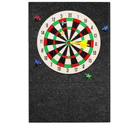 Dart Board Wall Protector Self-Adhesive Wall Surround Board Dart Board Black Felt Wall Tiles Cork Dart Board Backer Cork Board Felt Dartboard Wall Protection