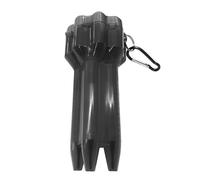 Dart Carrying Case - Portable Clear Dart Case | Shafts Flights Storage Holder | Portable Extendable Hard 3-Dart Case for Restaurant Practice, Outdoor, Garage, Competition, Game,Room, Black, Refer to