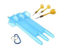 Dart Case - 17x8.5x3.3cm Dart Box, Portable Case with Key Locking, Safe Clear PP DartWallet | Durable Wallet & Portables for Darts, blue, riferimento alla descrizione, Please refer to description