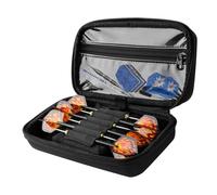 Dart Case Organizer - Dart Wallet with 6 Elastic Bands, Shaft Keeper, Organized Component Arrangement Capability, Player Utility Gear | Storage Pouch for Tournament Practice Transport Session