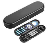 Dart Case Slim - Custodia Tascabile Per Freccette, Scatola Protettiva in Policarbonato Per Alette E Astine, Organizer Leggero Per Tornei E Bar | Capacità 3 Dardi