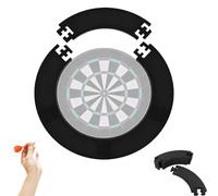 Dart Catch Ring Surround, Surround Collection Ring, Dart Backboard, Eva Puzzle Ring Design, Dartboard Border, Easy to Pack and Take, Total Diameter 72 cm (Black)