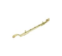 Dart Classic Victorian Spoon End Window Casement Stay - Polished Brass (12 Inch)