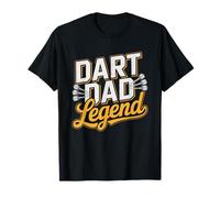 Dart Dad Legend Who Never Misses Darts Player Playing Father T-Shirt
