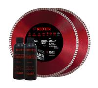 Dart Db00581 Red Ten Smi-7 300mm X 20B Twin Pack With Oil