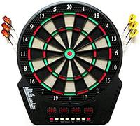 Dart disc， Digital Soft Tip Dart Boards Automatic Scoring & Voice Announcer 27 Games and 243 Variants with 6 18g Darts 4 LED Displays