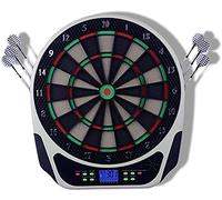 Dart disc， Electronic Dartboard Game Set, Dart Target with LCD Scoring Screen, and 18 Games 159 Variations, 6 Soft Darts