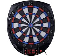 Dart disc, with LCD Scoring Displays, Double Protection Mesh Outer Ring Dartboard 16-Player and 27 Games with 243 Variations