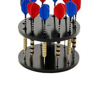 Dart Display Stand, Compact Round Stand as for the Tabletop, Holder for Storing Darts - For Playrooms, Studios, Bedroom, Living Room