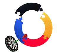 Dart Edge Wall Protectors - Wall Protector Support for Dart Board | Cround Round Joining Wall for Dart Board Protection Walls | Colorful Outer Ring g